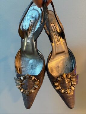 Manolo Blahnik slingbacks